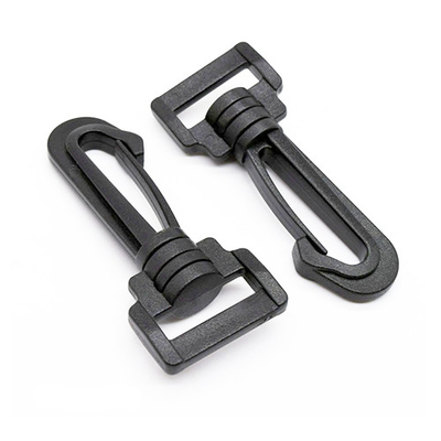 Nhựa POM màu đen / đầy màu sắc Phụ kiện dây buộc móc Wivel Snap cho túi / dây buộc