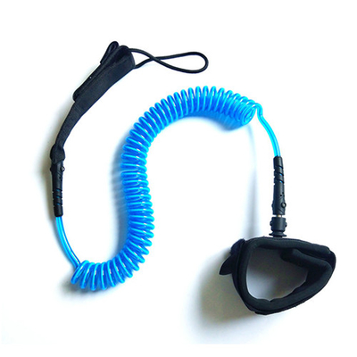 An toàn Felxible Blue cuộn dây xích SUP với dây đeo / băng vải